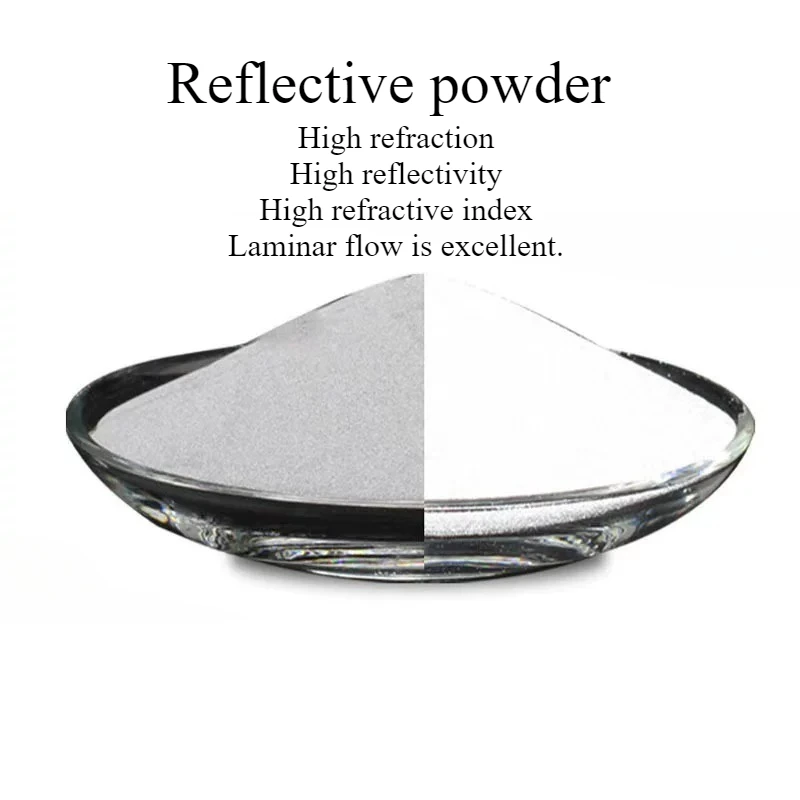 1000g High Bright Reflective Powder Paint Repair Apparel Art Coating White Black/Silver Gray Options Resistant high temperatures