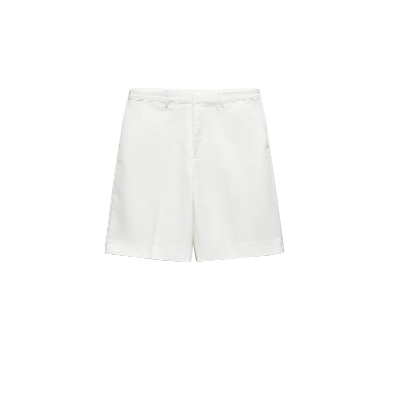 

White Bermuda orts And Collar Jaet Set New Autumn Collection Faionable Women's Wear Long Sve Student orm