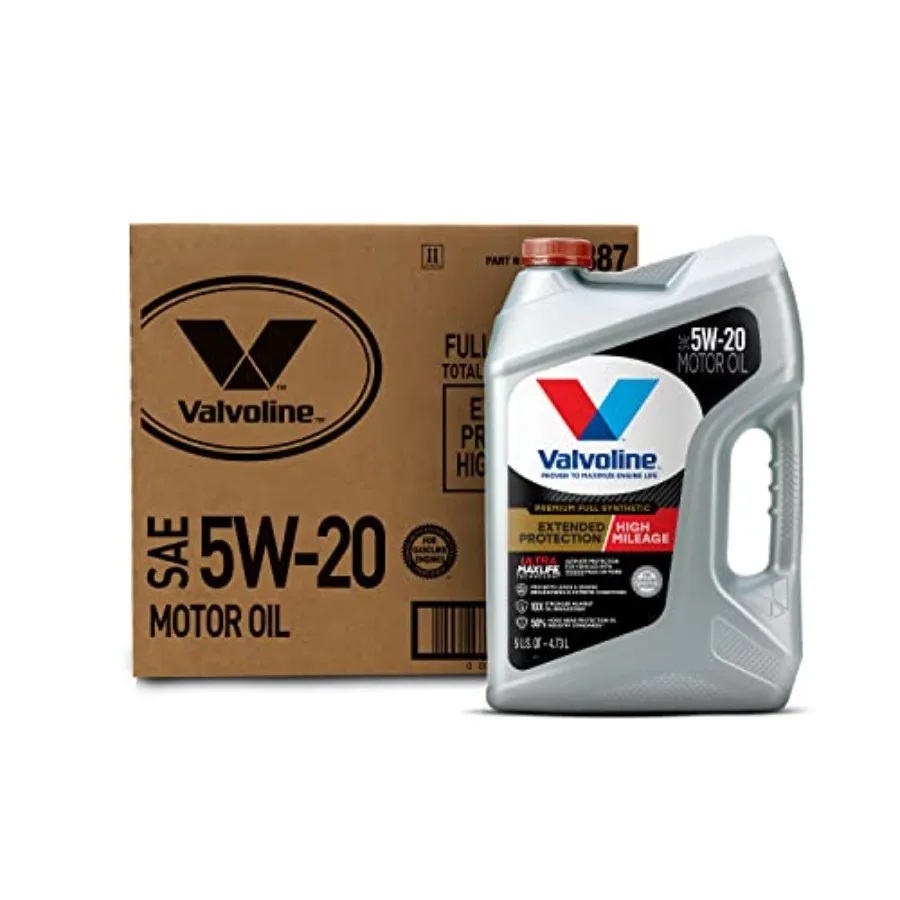 

Моторное масло Full Synthetic 5W-20 Ultra MaxLife Technology для увеличенной защиты и высоких пробегов, 5 QT, упаковка из 3 шт.
