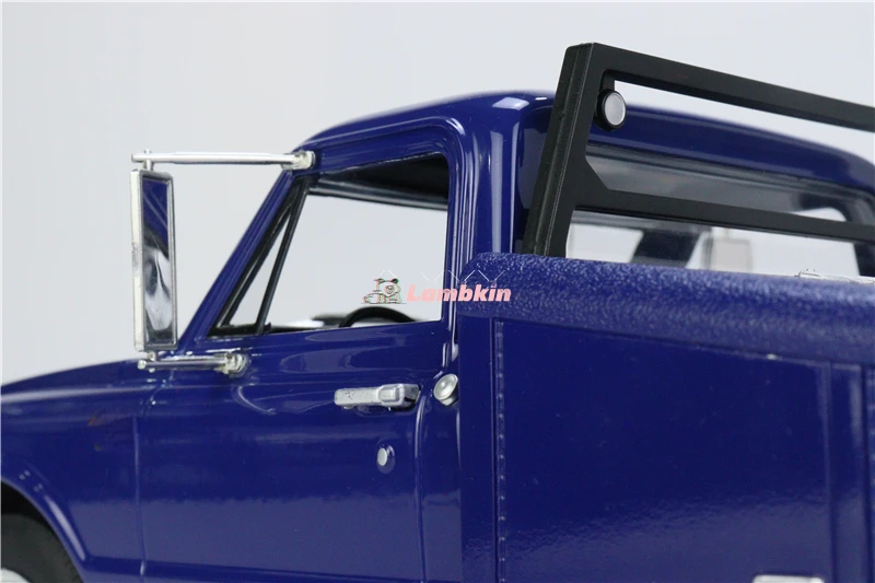 ACME 1:18 For Chevrolet C-30 Trailer RampTruck 1967 Chevy Ramp Truck Model Blue