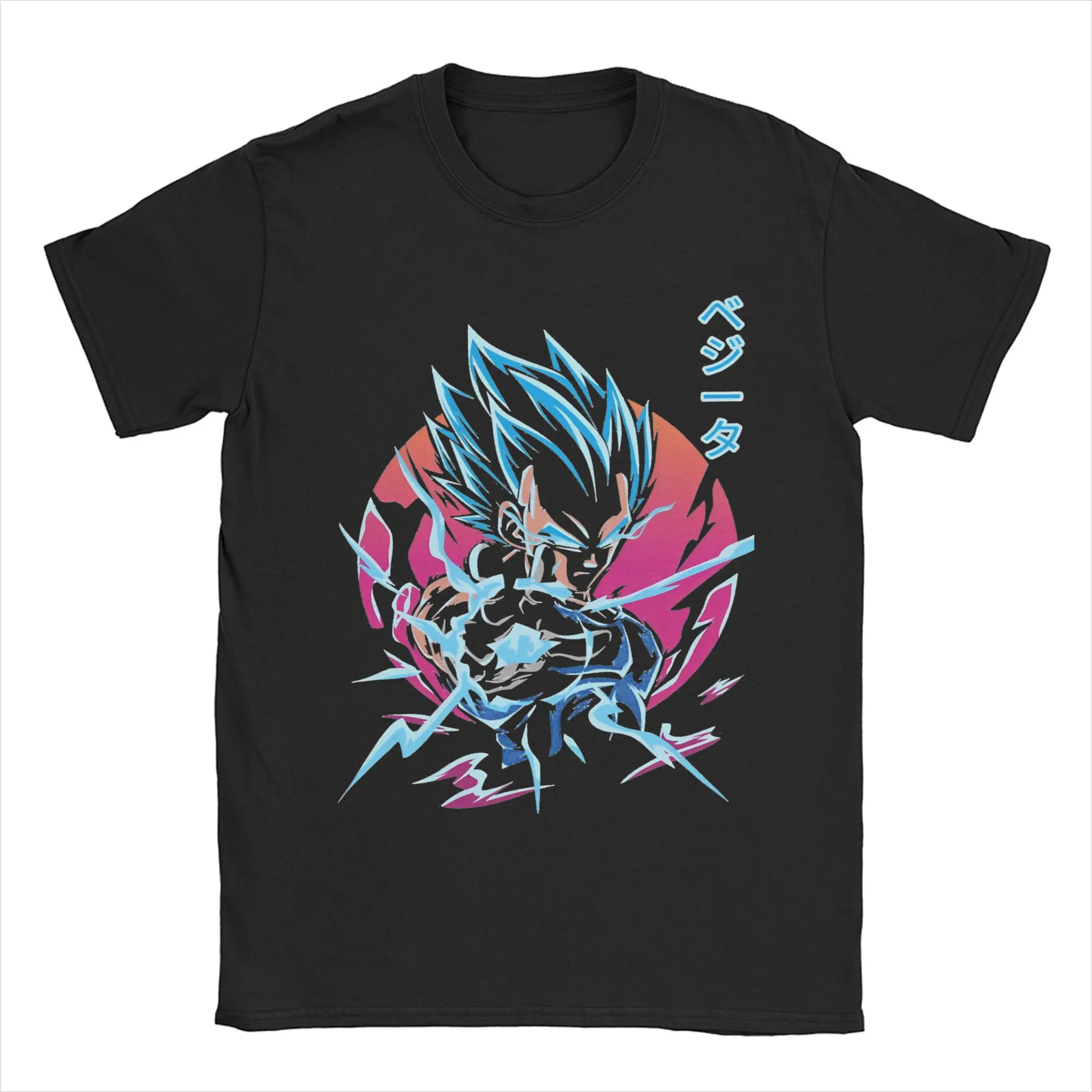 Men Women Dragon Ball Z Super Saiyan Vegeta  T Shirts  Cotton Clothes Casual Short Sleeve Round Neck Tee Shirt Gift Idea T-Shirt