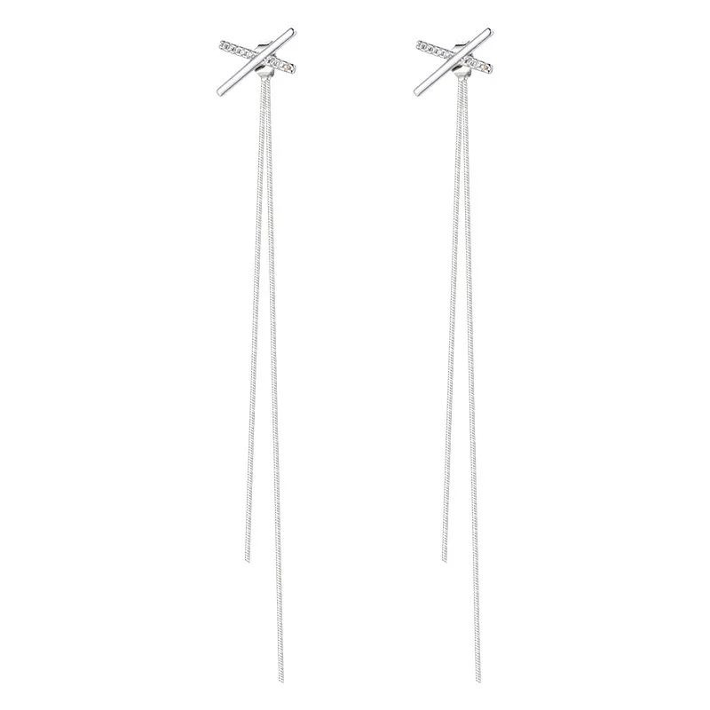 Exquisite Drop Ear Line Long Hanging Earrings For Women Fashion Design With Jewelry Accessories