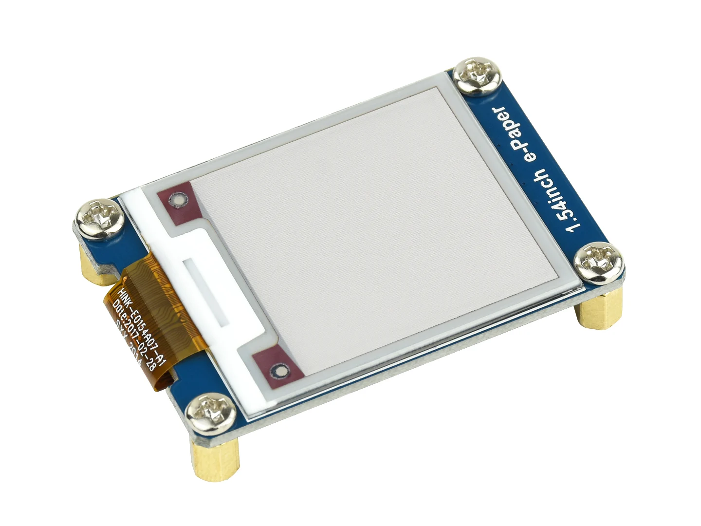 :Waveshare 200x200, 1.54inch E-Ink display module, three-color