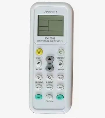 1000 in 1 Universal Remote Control K 1028E AC Digital LCD for Air Conditioner