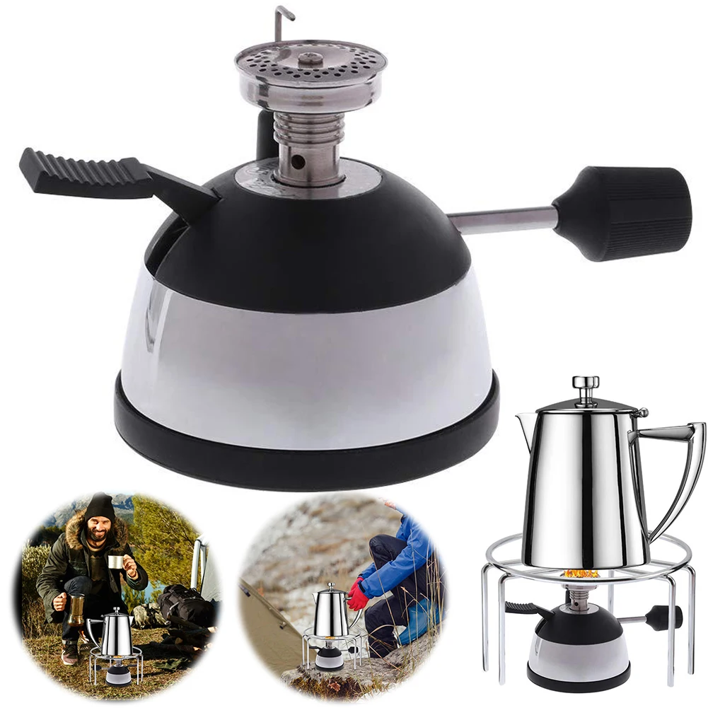 Cooking Stove for Tabletop Siphon Syphon Adjustable Flame Portable Butane Burner Gas Stove for Picnic Camping Travel