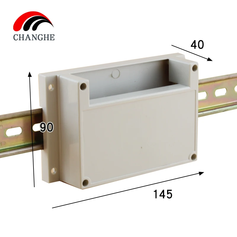 

Промышленный Блок управления PLC, пластиковый корпус контроллера, направляющая рельсовая распределительная коробка 145*90*40