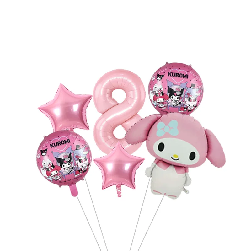 Cinnamoroll Großer Cartoon-Folienballon, Niedlicher Welpen-Ballon für Partydekoration, Geburtstagsfeier-Dekoration – Detail 8