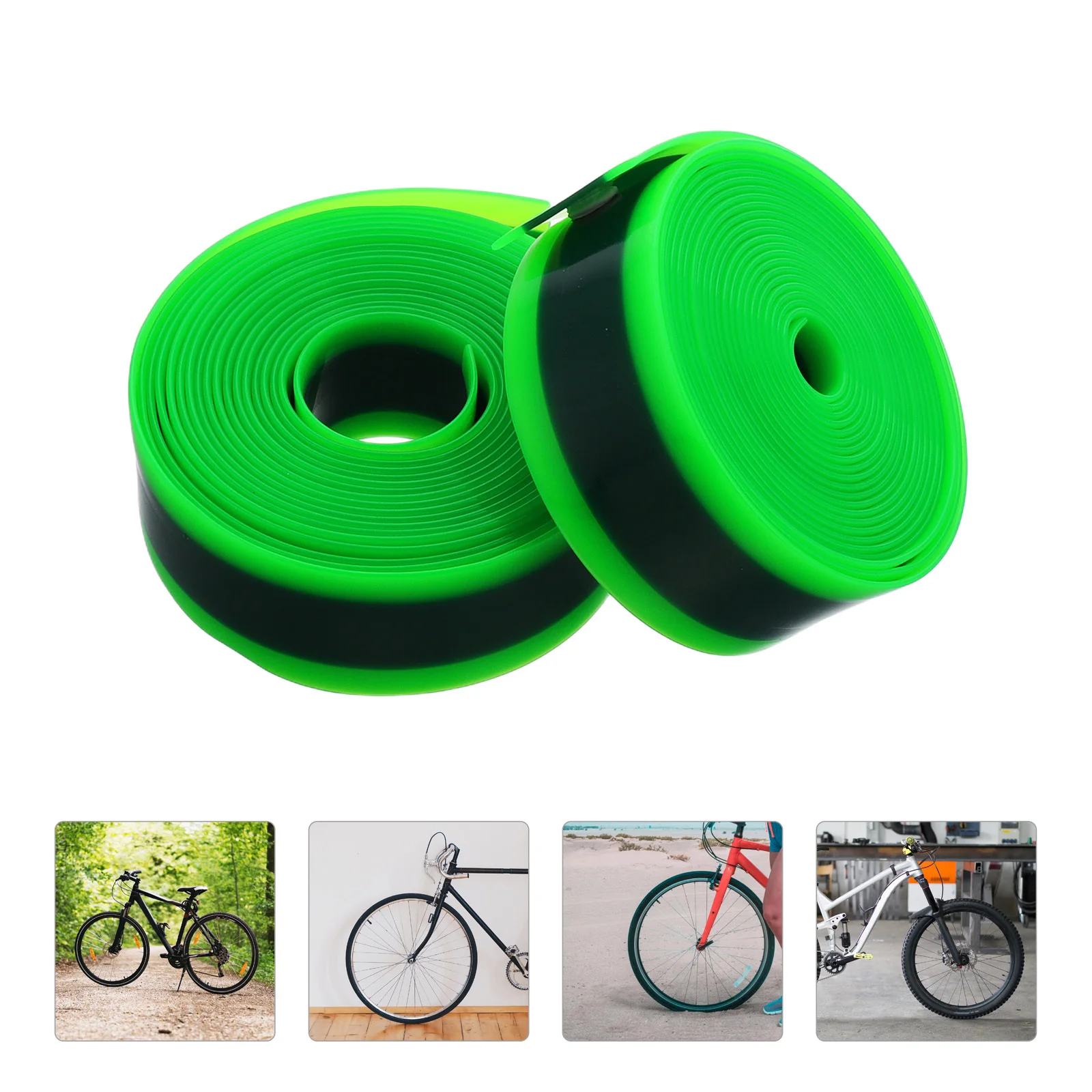

2 Rolls Tpu Bicycle Tire Liner Dual Color Inner Tube Flat Protection Puncture Proof Mountain Road Bike Accessories