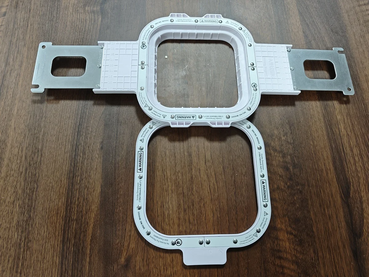 Aros Magnéticos de 5.1″x5.1″ |   Marco de bordado magnético de 130x130 mm para Barudan Mighty Hoop, marco de bordado para máquina de bordar Barudan