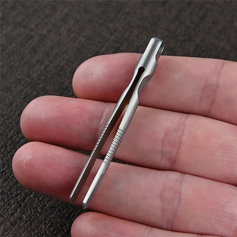 ABLU-1 PCS TC4 Tweezers Outdoor Mini Tweezers Compact Tool CNC Plus Tool Holder Tweezers