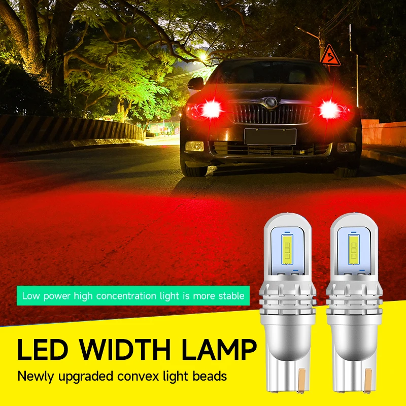 1/2Pcs T10 car Width Indicator Light 12V-24V Neon LED Car Decorative Lights 2.3W High-concentrating 1820 Small Lamp Auto Parts