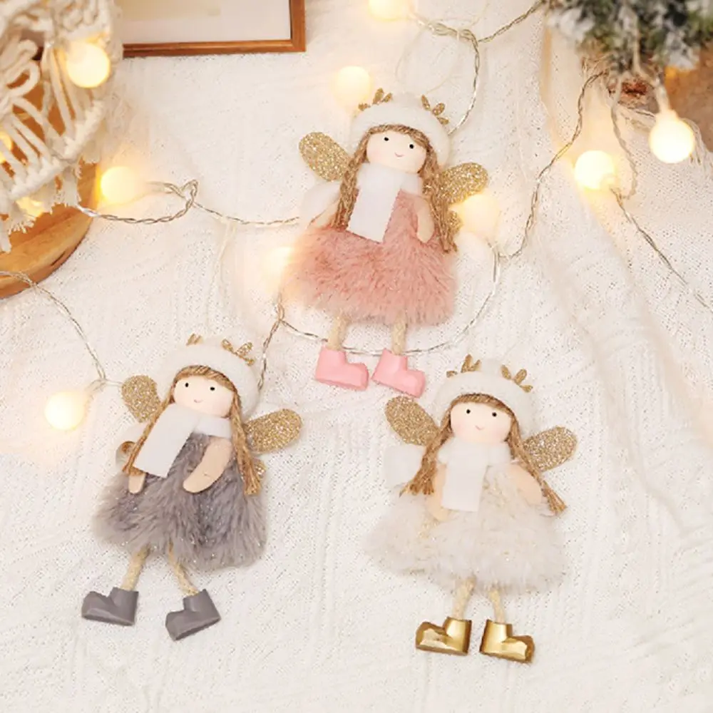 Christmas Pendant Drop Ornaments Xmas Supplies Hanging Doll Christmas Angel Doll Xmas Tree Decoration Christmas Decoration