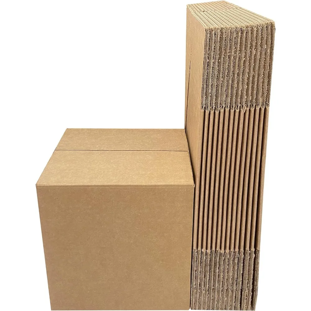 Corrugated Heavy Duty 275lb Move and Shipping packaging boxes - 15 pack (16 x 16 x 16 inch Heavy Duty / 15pk)