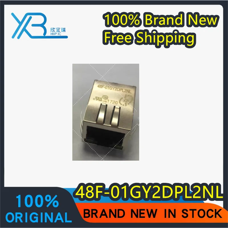 

(5/50 pieces) 48F-01GY2DPL2NL Network Transformer RJ45 Network Interface 100% Brand New