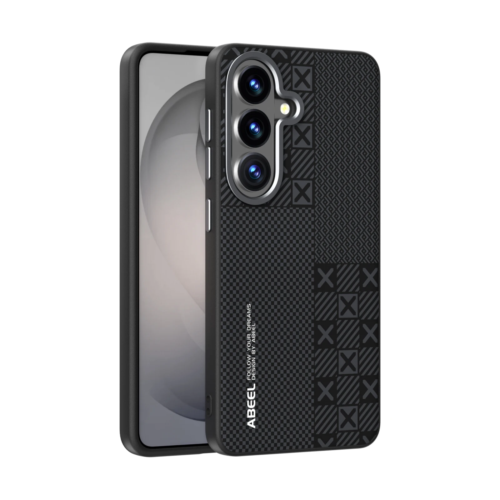 

For Samsung Galaxy S26 Pro Ultra Plus Case Magnetic Wireless Charging Carbon Fiber Grid Texture Mobile Phone Case