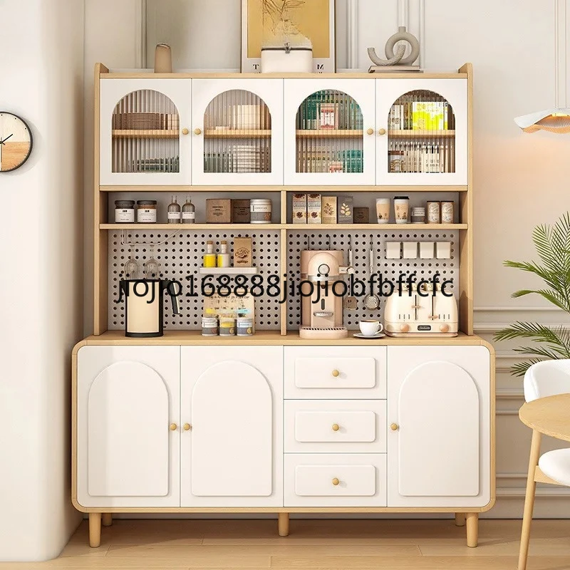 Suitable for Log cream style dining side cabinet against the wall integrated locker kitchen guest dining room multi-function