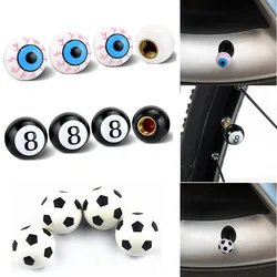 4Pcs/set Universal Funny Style Car Bike Tire Air Valve Stem Cap Automobiles Wheel Tyre Stem Air Valve Dust Covers Accessories