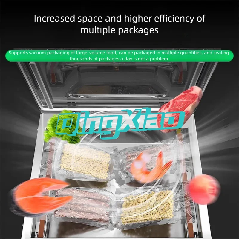 DZ-360 420 520 620 Single-chamber Food Preservation Vacuum Packaging Machine Packaging Supporting Equipment view 6