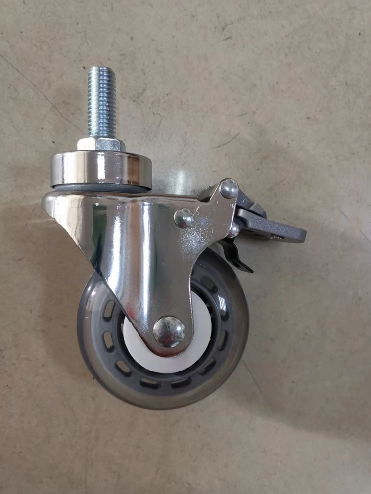3 Inch Muted Furniture Medical Bed Chair Caster Hospital Universal Industry Business Machinery Wheel Equipment Part