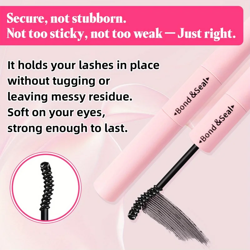 [Beginner Friendly Lash Kit] Bond & Seal Lash Glue, Lash Remover, Eyelash Curler, Precision Tweezers & Lash Brush