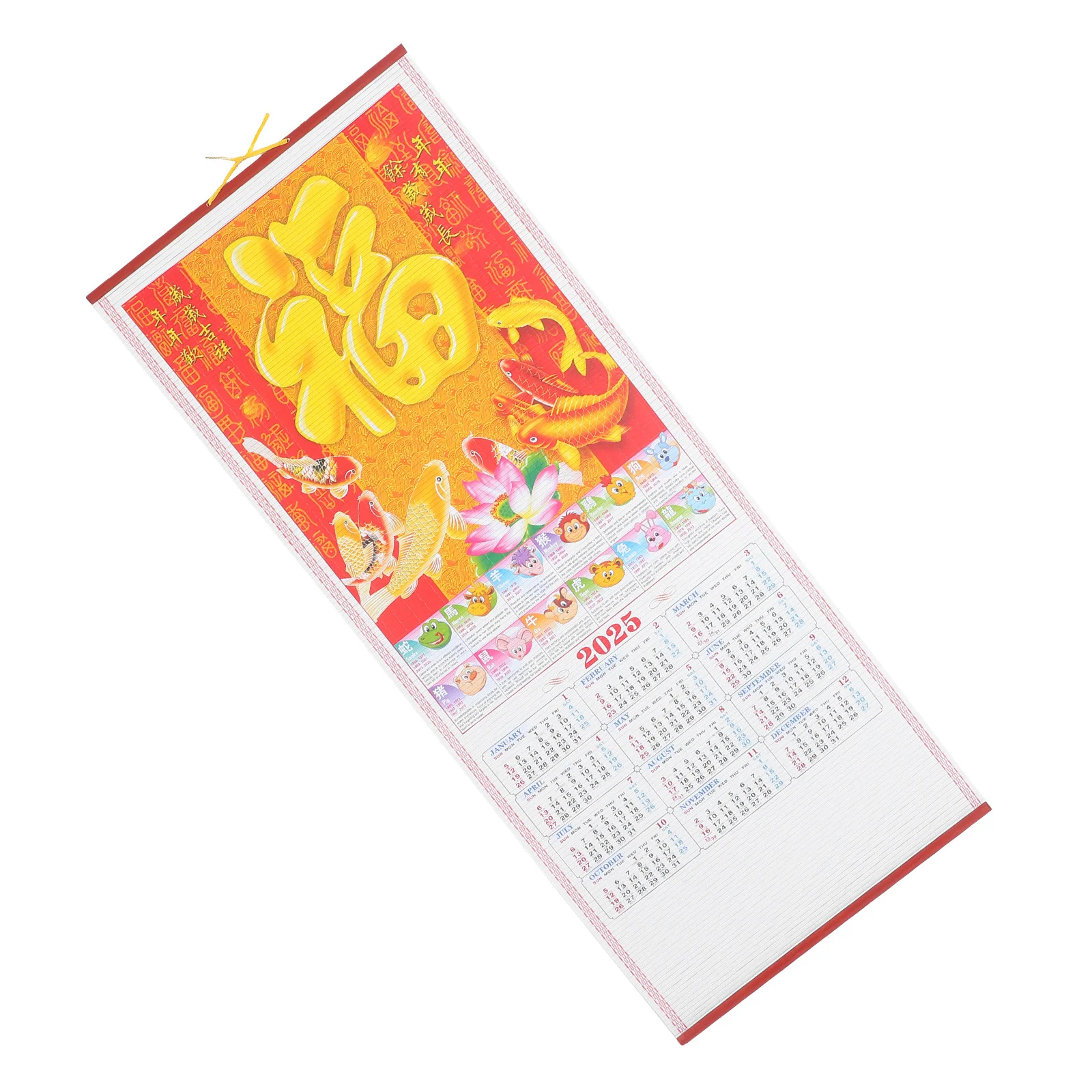 

Китайский змеиный год, подвесной календарь, большой настенный календарь на 2025 год для домашнего офиса, ежедневное планирование, прозрачный печатный ежемесячный органайзер