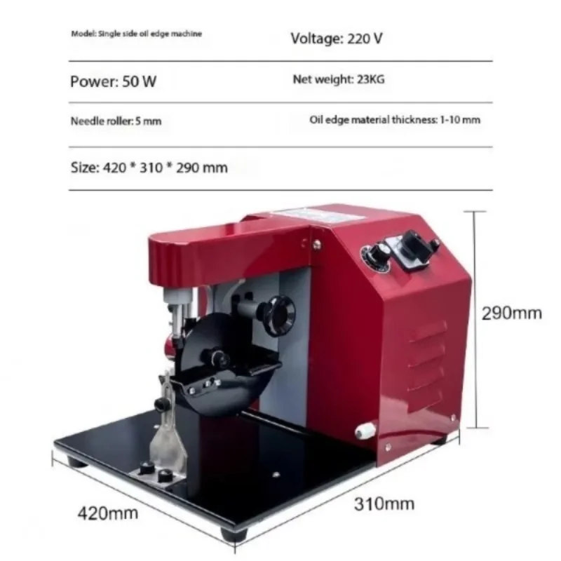 

Single Side Belt Edge Coloring Inking Painting Machine for Leather Bag /wallet/shoe Production Machinery
