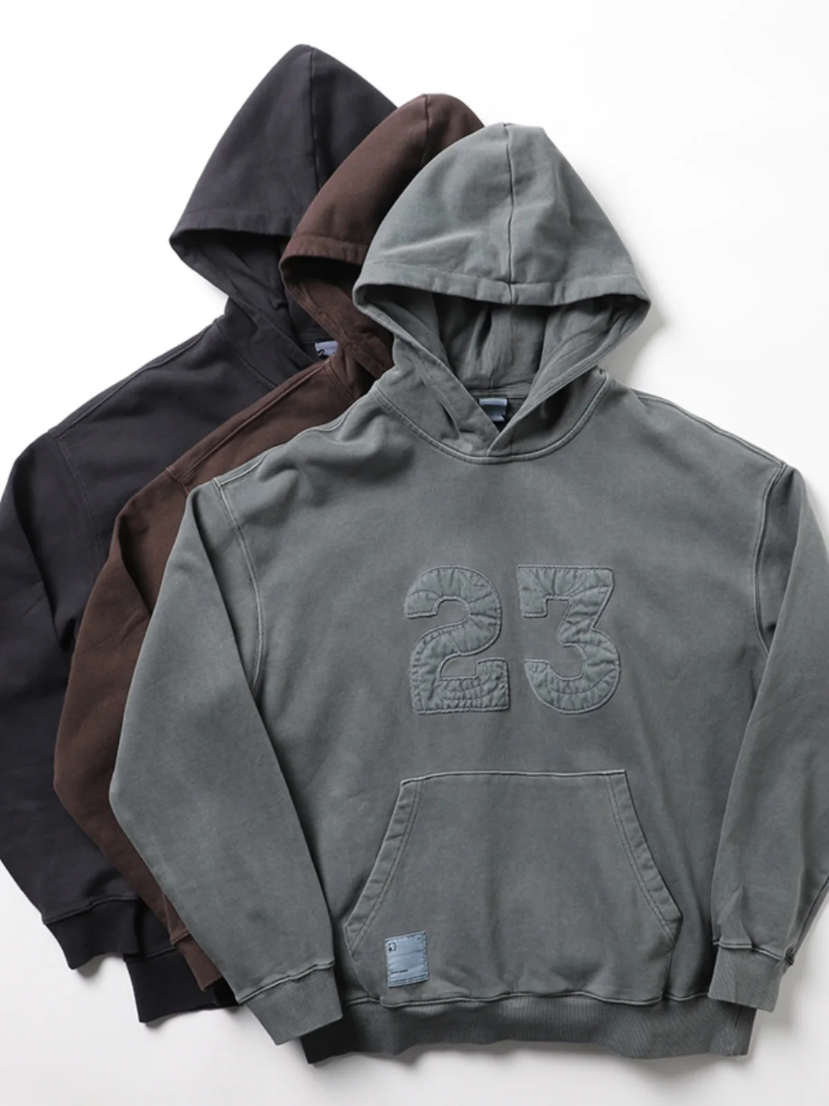 

Худи из хлопка Waed с винтажной вышивкой и пэчворком, молодежная повседневная свободная толстовка с принтом, верхняя одежда, куртка-худи