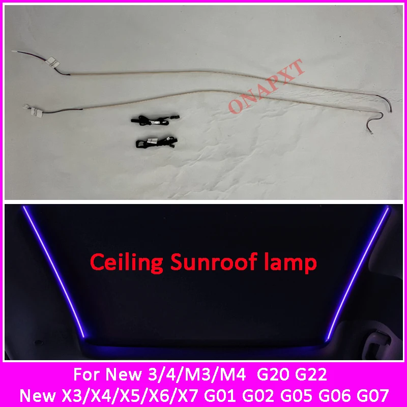 

Car For BMW New 3/4/M3/M4/X3/X4/X5/X6/X7 Decorative Center Console Lamp Ceiling Sunroof Ambient light G20 G01 G02 G05 G06 G07
