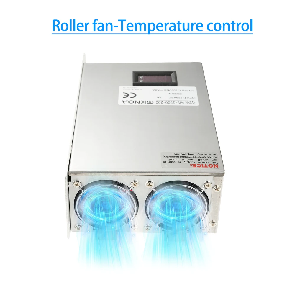 Einstellbares 1500-W-Schaltnetzteil mit Digitalanzeige, AC/DC 0–12 V, 13,8 V, 24 V, 36 V, 48 V, 60 V, 72 V, 80 V, 110 V, 150 V, 220 V, industrielle SMPS – Detail 7