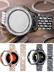 20mm 22mm Diamond Band for Samsung Galaxy Watch 7/FE/6/5/pro/4/Classic/Active 2 Metal Bracelet Amazfit GTR 4/GTS 4/2/2e/3 Strap