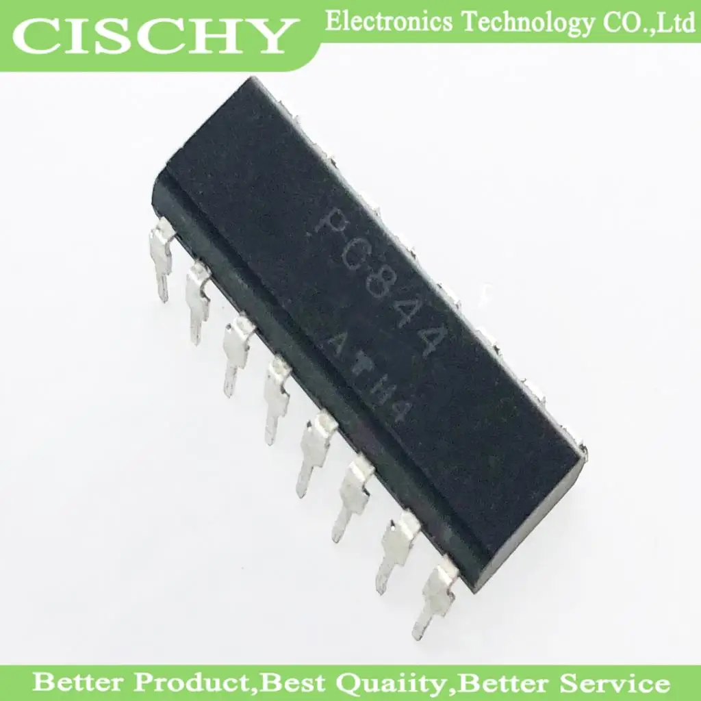 10pcs/lot PC844 844 DIP-16 In Stock