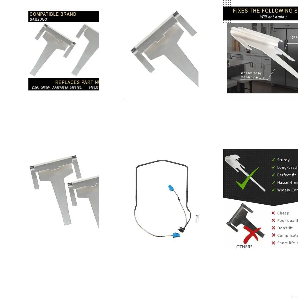 

В упаковке 1 комплект сменного узла размораживания и 2 зажима для модели холодильника DA61 06796A Характеристики охлаждения ABS