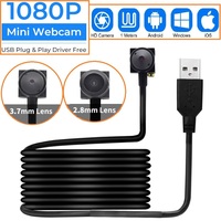 Portability HD Mini USB Computer Webcam Peripheral Camera 1080P Lens Camera Full Webcam PC CCTV Outdoor Camcorder Security Video