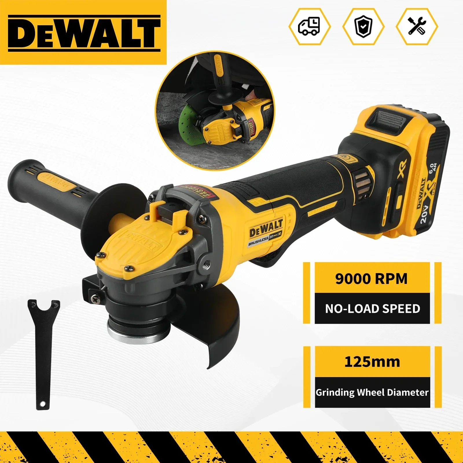 dewalt-dcg416-meuleuse-d'angle-sans-fil-20v-roue-de-125-mm-9000-tr-min-puissance-800w-outils-manuels-polyvalents-pour-la-decoupe-le-meulage-et-le-polissage-du-metal
