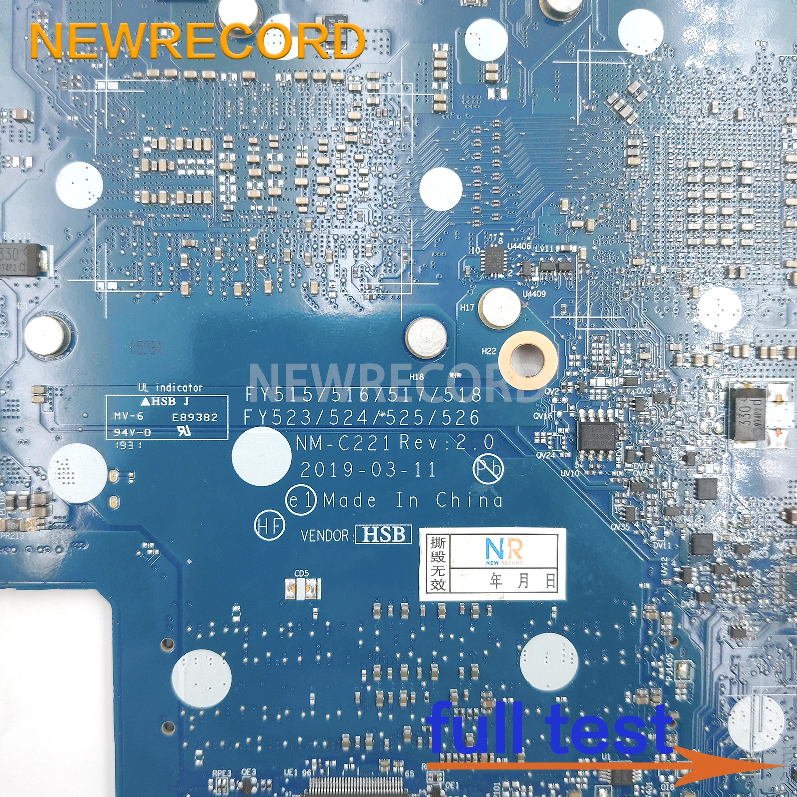 Imagem -05 - Placa-mãe Lenovo Legion Y545 Nm-c221 5b20s42398 5b20s42406 5b20s42397 5b20s42405 81q6 9750h 9300h Gtx1660ti 6g 100 Testado