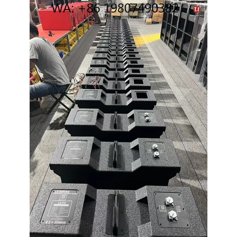 Waterproof Dual 10 Inch Active Passive Line Array System, universal audio equipment for indoor and outdoor stage shows