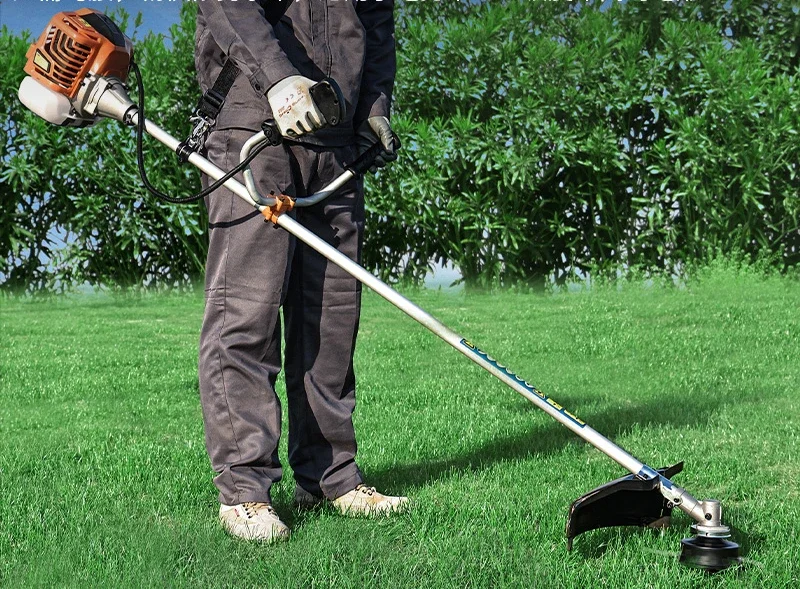 

Knapsack side hanging multifunctional lawn mower small gasoline engine agricultural harvester