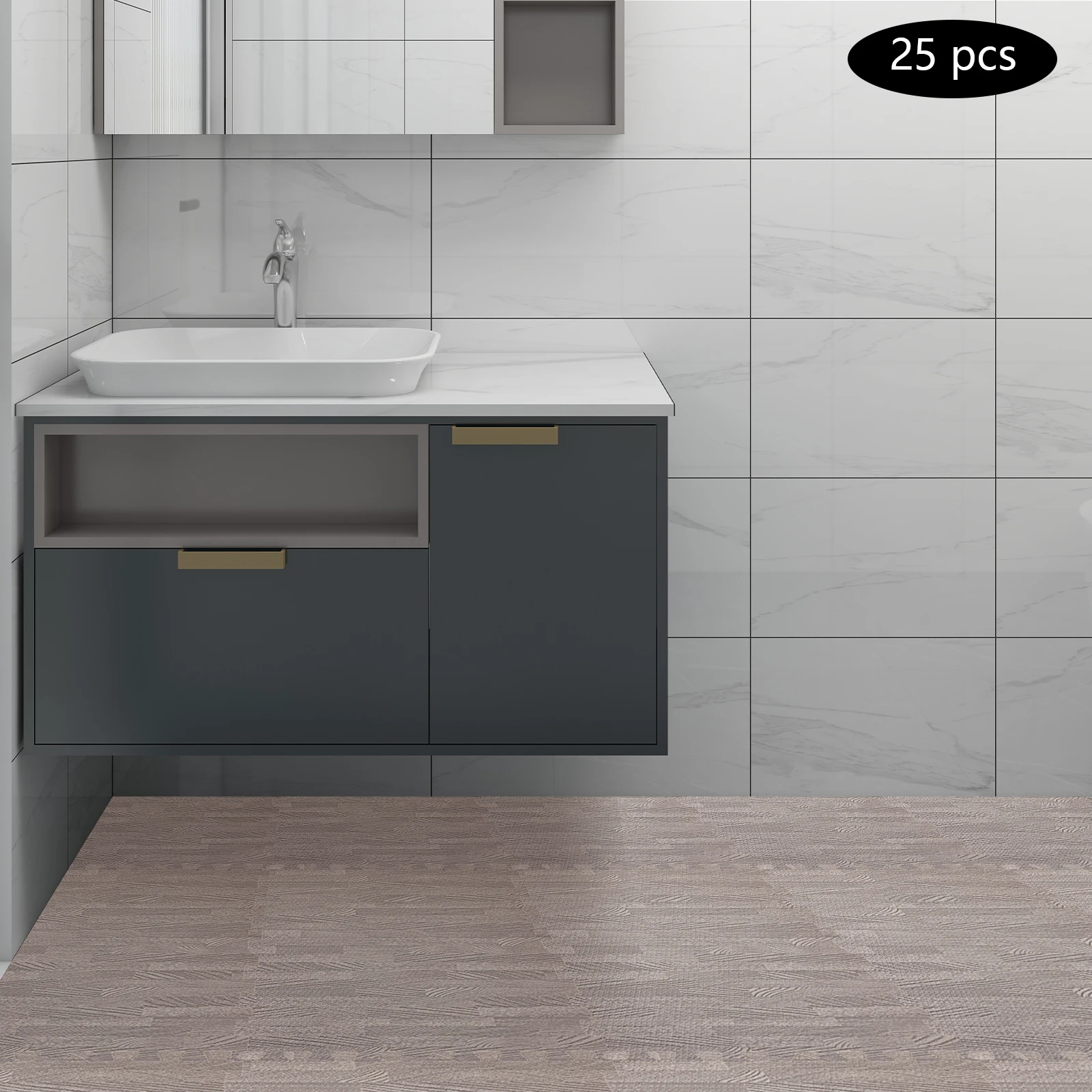 25 шт. пенопластовый коврик, толстая пенопластовая плитка с принтом, лоскутный пенопластовый коврик, толстая пенопластовая плитка с принтом, 60*60 см, коврик из пенопласта EVA