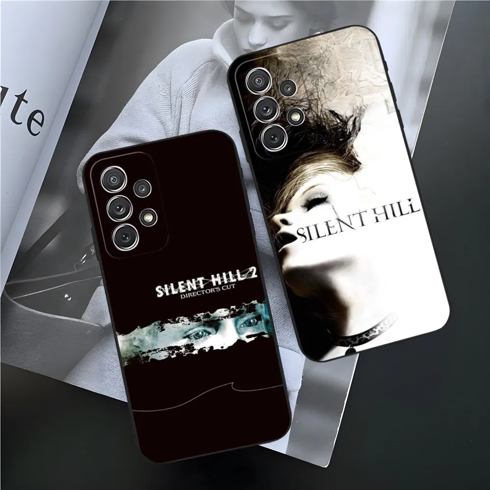 Horror Games Silent Hill Phone Case for Samsung Galaxy S23 Ultra S24 S22 S20 Fe S21 Plus A54 A34 A24 A53 M54 Note 20 Back Cover