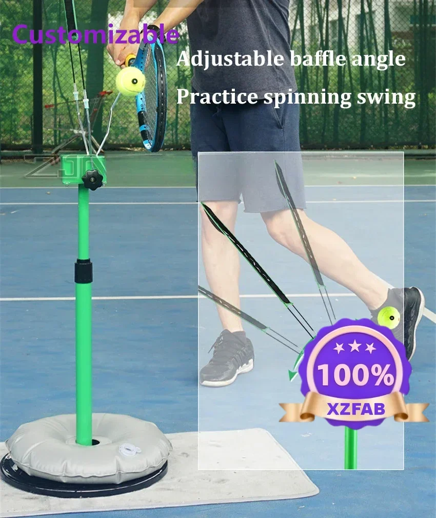 Factory Direct 2026 Professional Adjustable Tennis Machine Ball Accessories Training Tool Topspin Slice Service Actions Instruct