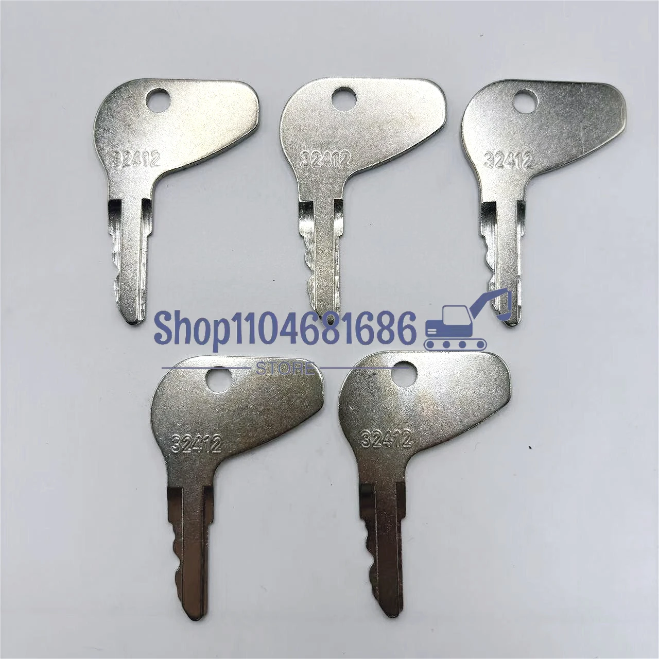 5PCS H32412 32412 Key for Kubota for Mitsubishi Tractor Mihindra Ignition Starter Switch