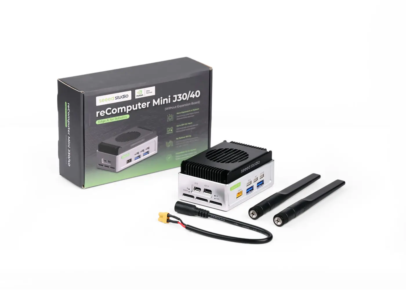 جهاز كمبيوتر ReComputer Mini J3011 ذكي بحافة AI مع NVIDIA Jetson Orin Nano 8GB LB #1