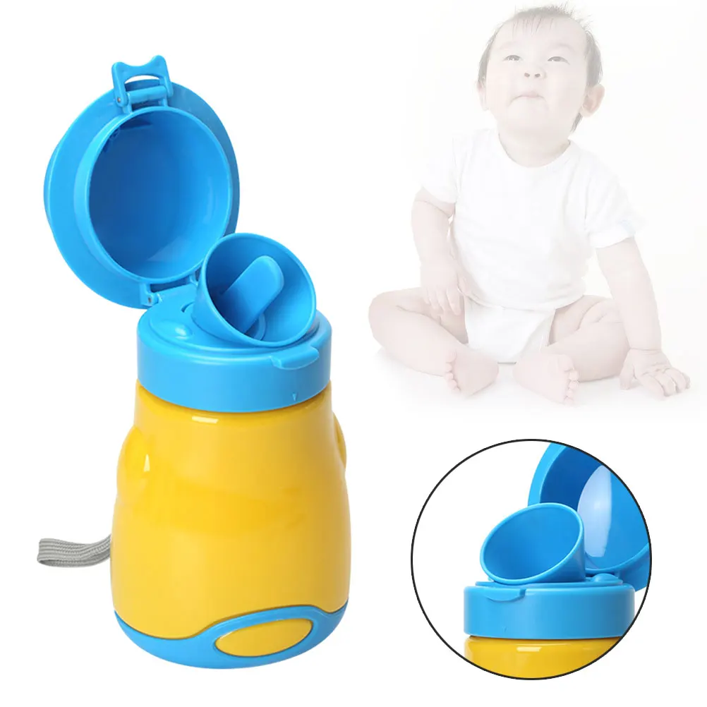 

Lightweight Portable Urinal Bottle Toddler Kid Baby Boy Emergency Toilet Leakproof Adorable Design for Travel Urinal Bottle