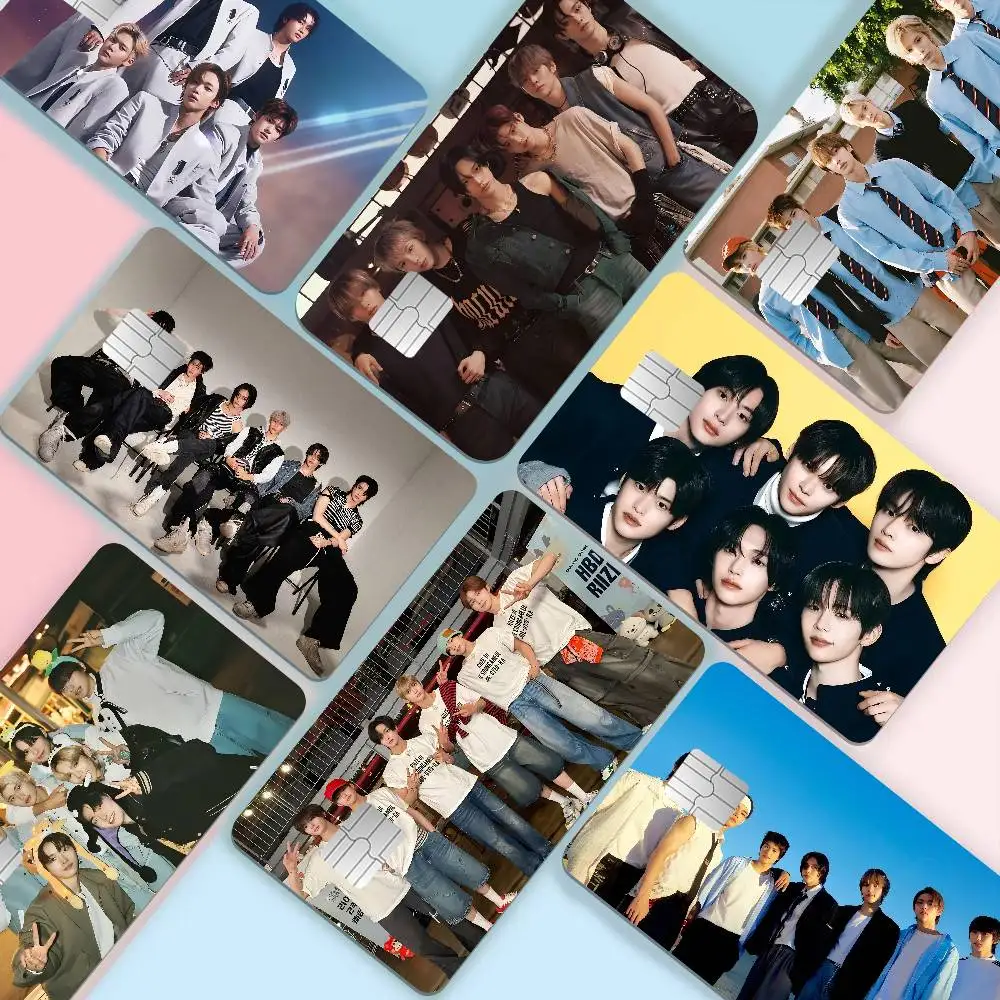 Kpop R-rIIZE Credit Card Skin Stickers No Adhesive Residue Water Proof for VISA Credit Card Subway Access Card