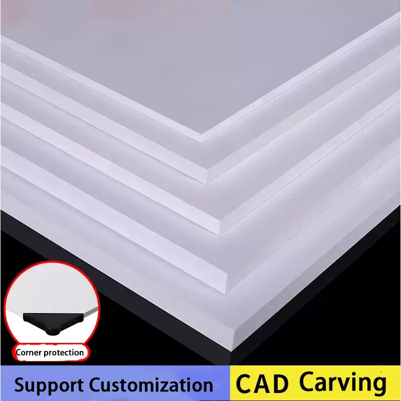 Thick 3-15mm 100x100mm 200x200 200x300 White PVC Foam Board For DIY Building Model Materials Handmade Model Making Material