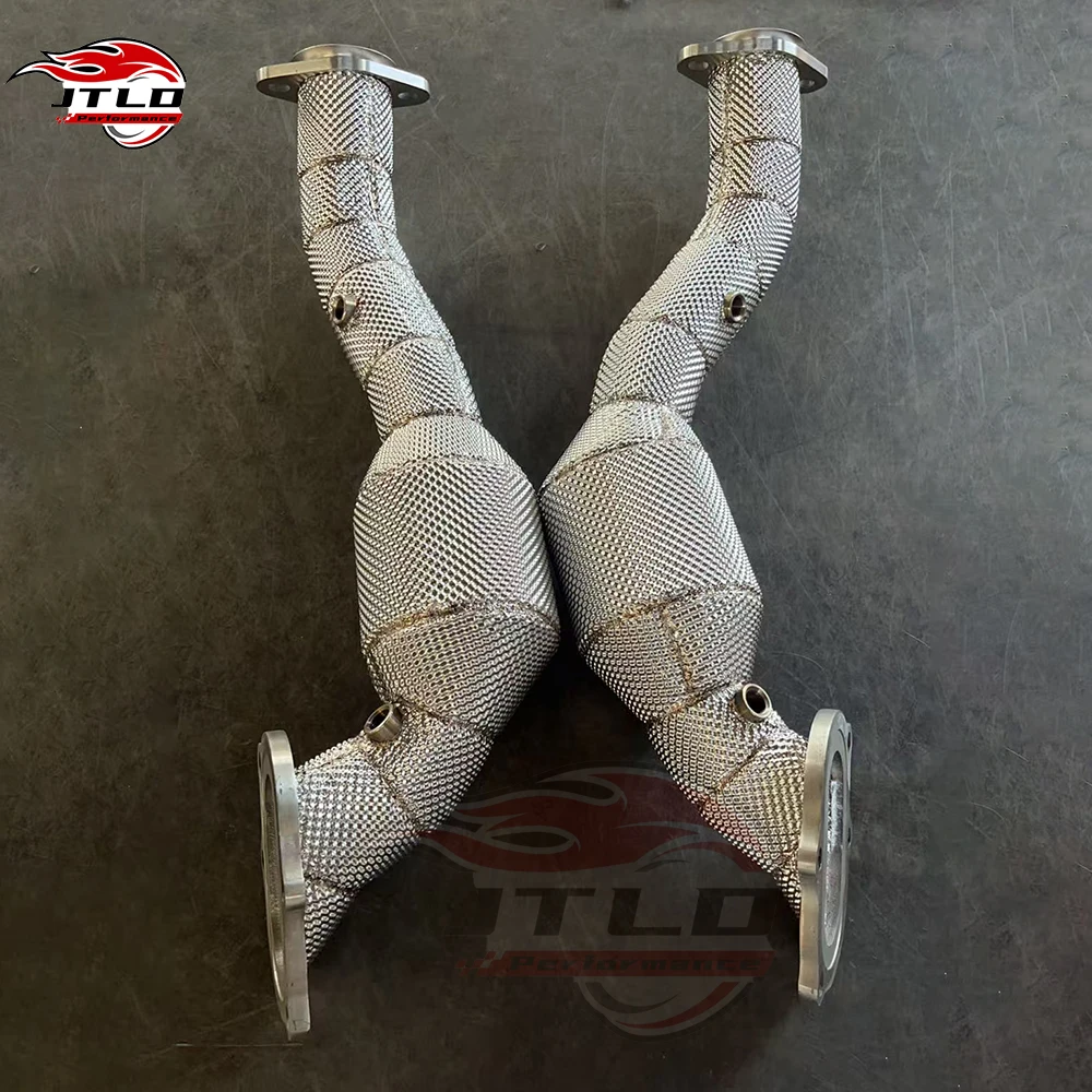 High Performance Stainless Steel Exhaust Downpipe For Chevrolet Corvette C7 Stingray 6.2L Racing Car Parts
