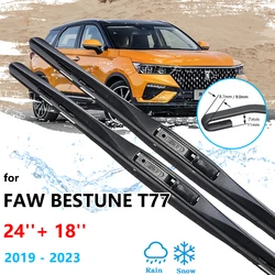 For FAW Bestune T77 Lada X-Cross 5 2019 2020 2021 2022 2023 Front Brushes Wiper Blade Cutter Windshield Windscreen Accessories