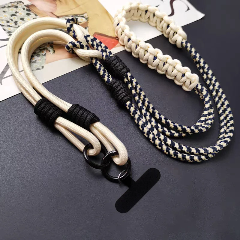 Colorful Mobile Phone Lanyard Shoulder Strap Detachable Multi-functional Phone Neck Lanyards Anti-Loss Hanging Rope Wrist Strap