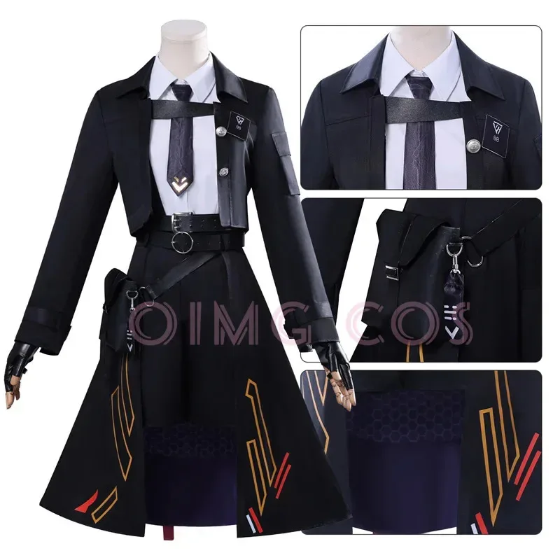 Love and deepspace Deep Space Hunter Costume Cosplay Uniforme di carnevale Anime Festa di Halloween Costumi per adulti Gioco per uomini in maschera