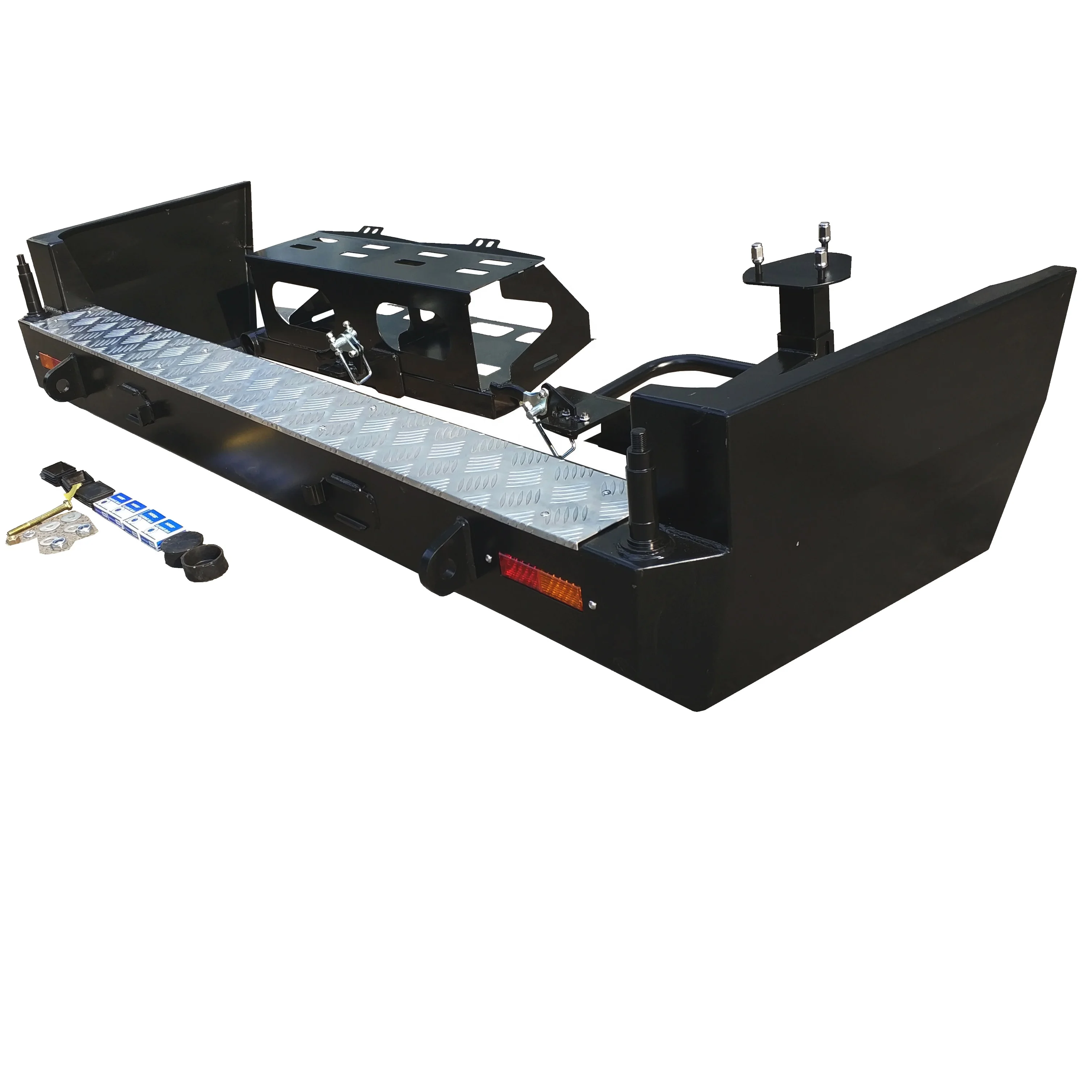 

Wholesale China 4x4 Offroad Steel Rear Bumper For PATROL Y61 Bull Bar